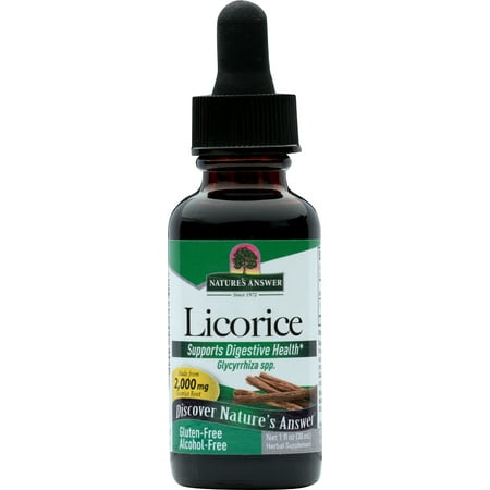 Nature's Answer Licorice Root Extract, 1 Fl Oz (Best Dandelion Root Extract)