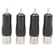 thumbnail image 2 of Preffair 4 Uds RCA Lotus Plug latón chapado en rodio sin soldadura 10MM RCA Plug R1738, 2 of 8