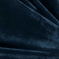 thumbnail image 5 of thefmos Women's V Neck Collared Long Sleeve Velvet Blouse Loose Fit Solid Color Casual Top Fashion Fall Winter Outfit, Blue M, 5 of 7