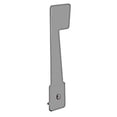 thumbnail image 1 of Salsbury Industries 4816E-SLV Replacement Flag for Eagle Rural Mailbox - Silver, 1 of 3