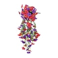 thumbnail image 5 of Artificial Purple & Pink Morning Glory Hanging Vine, Faux Trailing Petunia Flower Bouquet, Fake Hanging Plant for Indoor/Outdoor Porch and Patio Decor, 5 of 6