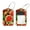multicolored 1, variant on PhooArto 2 Pcs Luggage Tags, Strawberries Pink Pattern Privacy Cover ID Label with Stainless Steel Loop and Address Card for Travel Bag Suitcase
