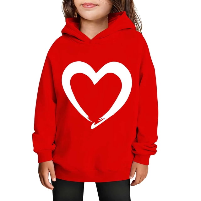 Sudaderas con capucha para niños y niñas, sudaderas casuales de manga larga, lindas sudaderas de gran tamaño con bolsillo de polar, chaquetas para niñas