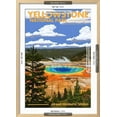 thumbnail image 3 of Yellowstone National Park  Grand Prismatic Spring, Framed Art Print Wall Art by Lantern Press Sold by Art.Com, 3 of 6