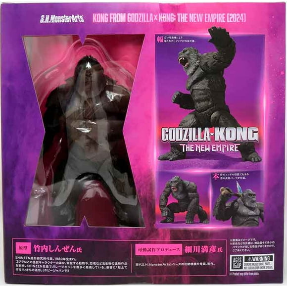 Godzilla X Kong Figurine de 6 Pouces S.H. MonsterArts - Kong 2024
