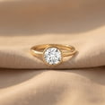 thumbnail image 6 of Rosec Jewels IGI Certified Lab Grown Diamond Engagement Ring 3 Carat - IGI Certified - E-VS1 Quality - with Jewelry Box, 18K Yellow Gold, US 9.00, 6 of 7