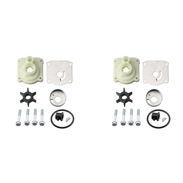 Kit de Réparation de Pompe à Eau 2X 61N-W0078 pour hors-Bords 2/4 Temps 25Hp