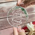 thumbnail image 5 of Personalized Best Friend Christmas Ornament Gifts for Women - Friendship Customized Crystal Ornament 3'' - Gift for Women Friend - Bestie Gifts On Birthday - Xmas Tree Hanging Decoration, 5 of 6