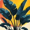 thumbnail image 6 of PIKWEEK Round Tablecloth Palm Leaves with Elastic Edge White, 6 of 8