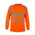 thumbnail image 6 of Kolossus AirFlex ANSI Class 2 High Visibility Long Sleeve Safety Shirt Orange, 6 of 10
