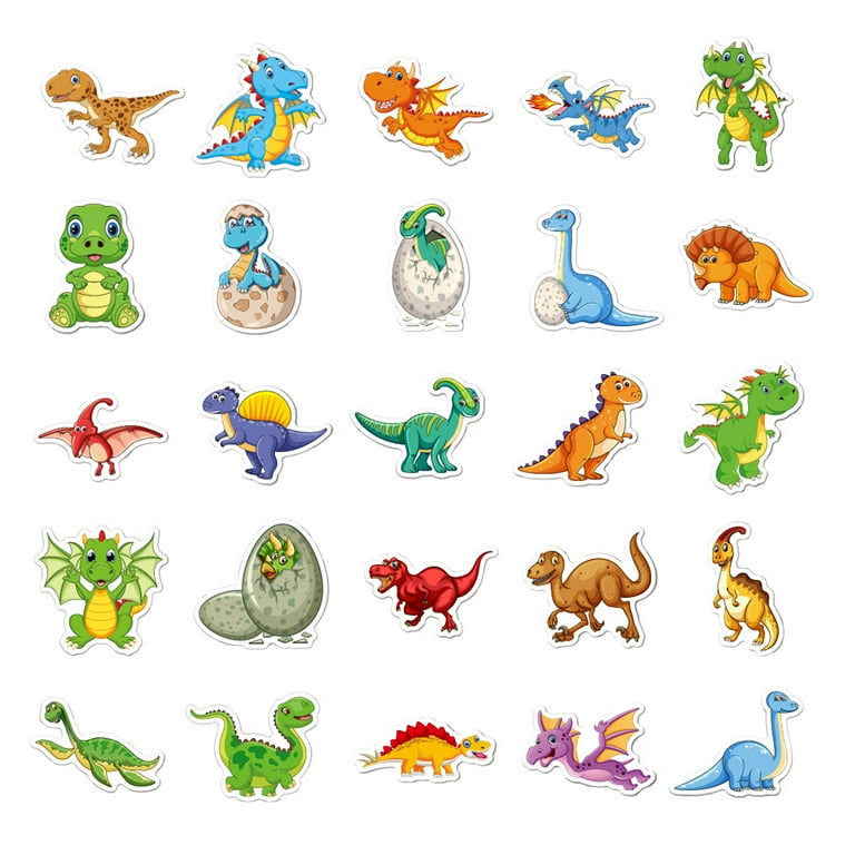 SUSIHI Dinosaur Stickers for Boys Dinosaur Stickers for Kids Dinosaur Stickers for Water Bottles Dinosaur Vinyl Stickers Waterproof Stickers for