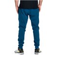 thumbnail image 4 of ProGo USA Men's Casual Joggers Sweatpants Basic Fleece Marled Jogger Pant Elastic Waist (XXX-Large, Midnight), 4 of 7