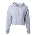 thumbnail image 1 of Independent Trading Co. Womens Lightweight Cropped Hooded Sweatshirt, XS, 1 of 1