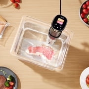 1100W Fast Heating Sous Vide Immersion Circulator WIFI Control 10 Preset Recipes Accurate Temperature