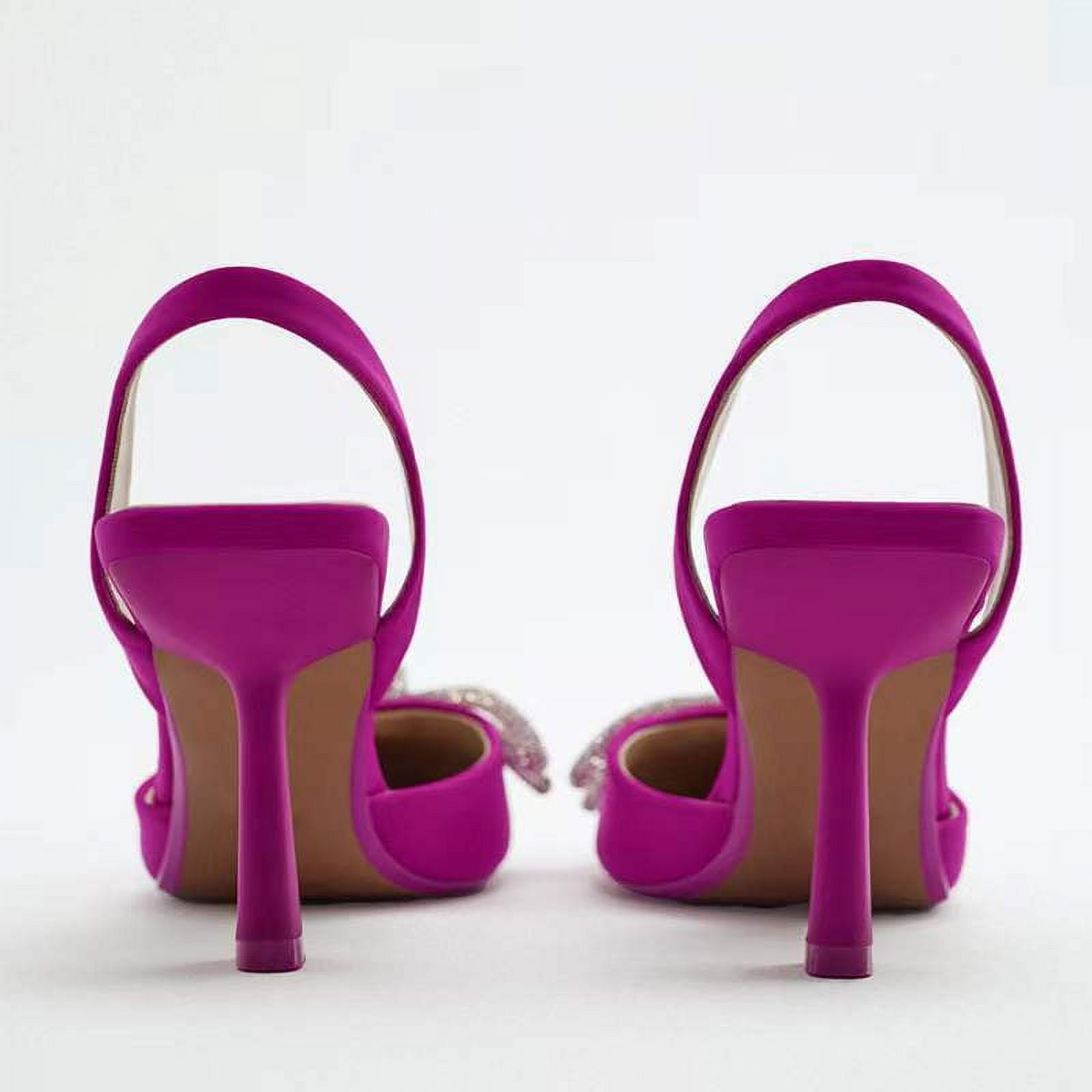 pinky＊ Amazon.com | Ninety Union KOKO Metal Heel Slingback, Fuchsia