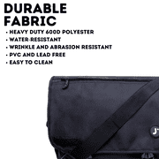J World Boys Terry 15 Messenger Bag For School And Travel, Black