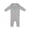AC-Heather Grey, variant on Life is Better at the Cabin, Deer Antlers, Camping Baby Romper Coveralls