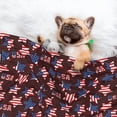 thumbnail image 3 of Rocae American Stars1 for Pet Blanket Dog Blanket Cat Blanket Soft Sleep for Small Medium Pet-Medium, 3 of 8