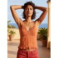 thumbnail image 5 of LMLYSoH Women Camisoles Embroidered Trim V-Neck Spaghetti Strap Babydoll Tank Tops Summer Fashion Sleeveless Vests Streetwear, 5 of 9
