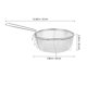thumbnail image 3 of Cesta para freír de acero inoxidable, cesta redonda para freír alimentos, cesta para freír con asa, 3 of 5