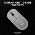 thumbnail image 6 of Logitech G PRO 2 Lightspeed Wireless Gaming Mouse, Right- or Left-Handed Mouse with up to 4 Customizable and Switchable Magnetic Side Buttons, White, 6 of 11