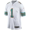 thumbnail image 2 of Men's Nike Tua Tagovailoa White Miami Dolphins 2nd Alternate Game Jersey, 2 of 3