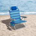 thumbnail image 1 of Lot de 2 chaises de plage en sac à dos de Mainstays, 1 of 8