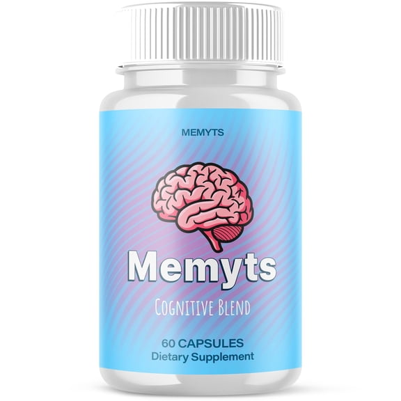 Memyts Advanced Formula Brain Support Pills Maximum Strength Supplement 60 Capsules