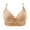 #A Beige, variant on Alkepwun Push Up Bra Adjustable Straps Wire Free Full-Cup Crinkly Bras Breathable Comfort Soft B/C Cup Back Closure Underwear Support Anti Sagging Printed Everyday Sleep Underclothes
