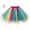 O, variant on Women's Basic Versatile Skirt Womens High Quality Pleated Gauze Colours Short Skirt Adult Dancing Skirt