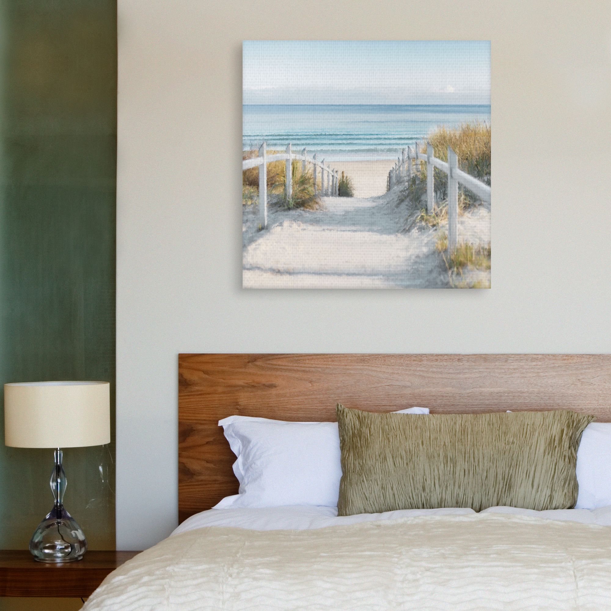 Coastal Retreat Meander by Mark Chandon Canvas Art Print