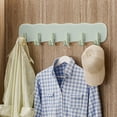 thumbnail image 4 of Wall Hooks Adhesive Hanging Rack with 6 Hooks for Bathroom Kitchen Entryway Storage Decor, 4 of 6