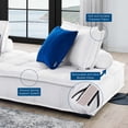 thumbnail image 3 of Modway Saunter Causeuse 2 Pcs en Tissu Capitonné Tissu en Blanc, 3 of 6