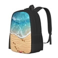 thumbnail image 1 of Fotbe Tropical Beach With Starfish Mochila para Hombre y Mujer - Tela Oxford 600D Resistente - Mochila Impermeable de Gran Capacidad para Escuela, Viajes y Senderismo, 1 of 6