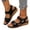 Black, variant on Orthopedic Sandals for Women 2026 Summer Walking Open Toe Arch Support Shoes Casual Comfortable Non Slip Slip on Slippers (Blue)