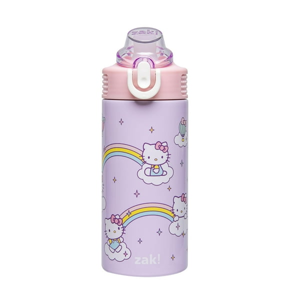 Botella de agua Zak Designs Sanrio Sage Kids de acero inoxidable de 400 ml