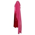 thumbnail image 7 of Elegant Women's Flowy Chiffon Swing Dress with Round Neck Loose Fit Mid-Length Robe, 7 of 7