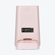 DOGNESS 6L Pet Feeder,Automatic Cat Feeder | Timed Programmable Auto Pet Dog Food Dispenser Feeder for Kitten Puppy - Portion Control Up to 4 Meals/Day,Voice Recording,Battery and Plug-in Power (Pink)