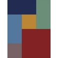 thumbnail image 2 of Grayscale 19x24 Black Ornate Wood Framed with Double Matting Museum Art Print Titled - Bright Blocks V, 2 of 4