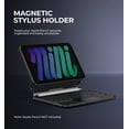 thumbnail image 6 of Dexnor for iPad mini 7 (A17 Pro)/Mini 6 Case with Keyboard, Magnetic Floating Cantilever Stand with Trackpad Pencil Holder Backlit Keyboard Case for iPad mini 7th(2024)/6th (2021) Generation, Black, 6 of 7