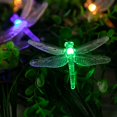 thumbnail image 3 of LOENDE Christmas Lights, Dragonfly Solar String Lights, 30 LED 21ft 8 Modes Outdoor Waterproof Fairy Lights for Christmas Garden Wedding Party Decor, 3 of 6