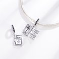 thumbnail image 4 of 925 Sterling Silver Openable Holy Bible Book Cross Dangle Charm for Bracelet Charms Bangle Pendant Jewelry, 4 of 4