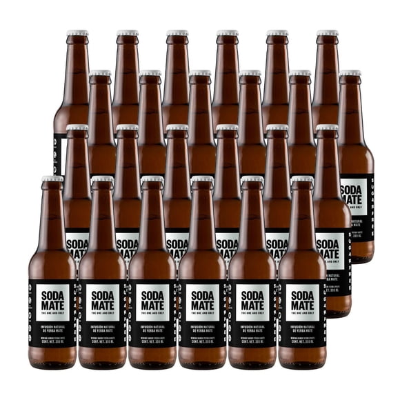 Pack de 24 Bebida Soda Mate Sugar Free Botella 355 ml