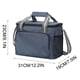 thumbnail image 3 of Bolsa térmica aislante de gran capacidad para picnic, ideal para alimentos y bebidas. Bolsa portátil para llevar el almuerzo al aire libre, para compras y para la playa., 3 of 4