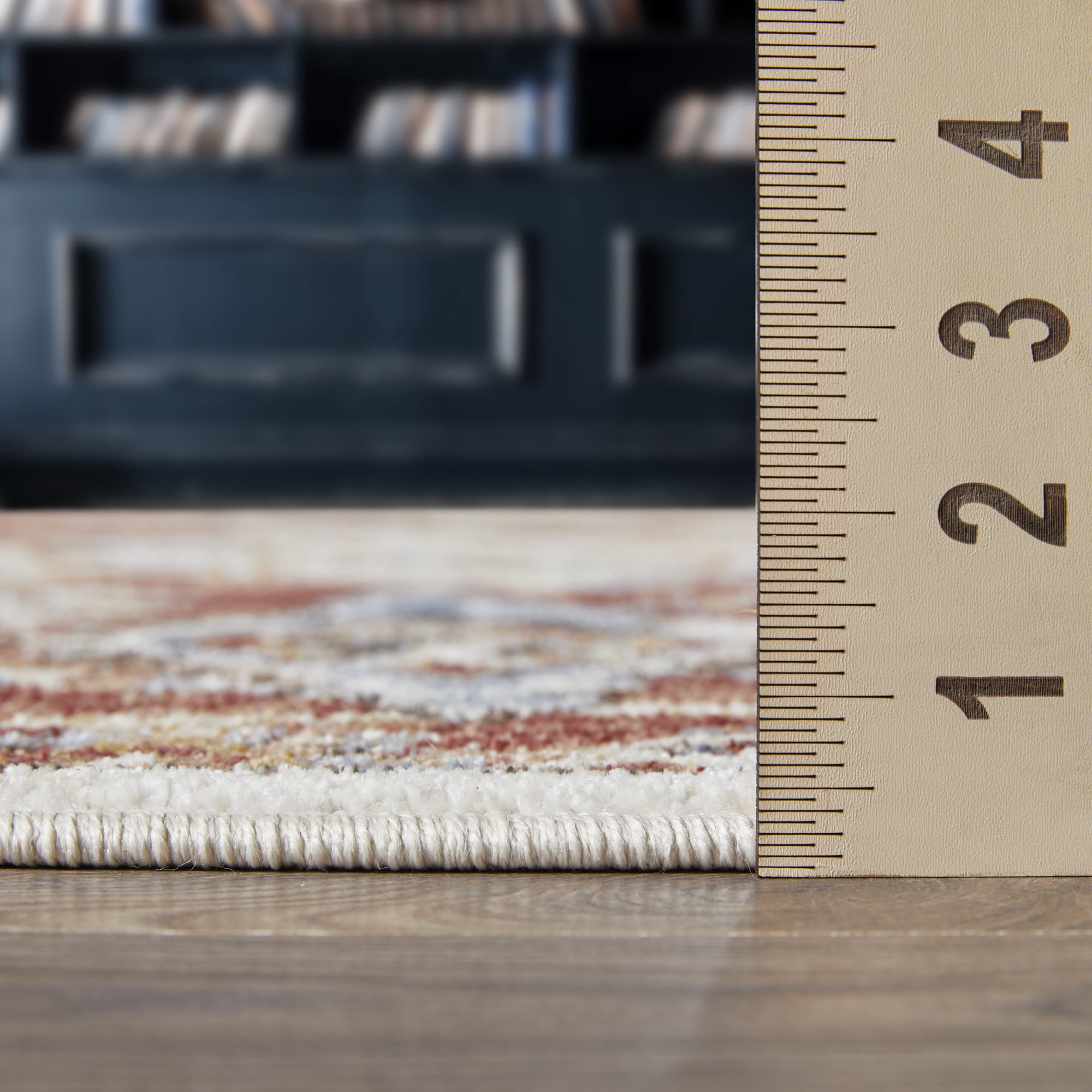 Loomaknoti Alsbrooke Amibell 9' x 12' Orange/Red Tribal Indoor Area Rug