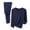 Blue, variant on TMOYZQ Thermal Underwear for Men Long Johns Fleece Lined Thermals Top and Bottom Pants Winter Warm Base Layer Set for Cold Weather, Big& Tall