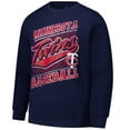 thumbnail image 2 of Men's Stitches Navy Minnesota Twins Lightweight Crew Sweatshirt, 2 of 3