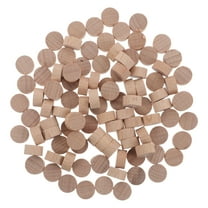WHAMVOX 200pcs Small Wood Slices Crafts Cookies Log Rounds Rustic Wedding Centerpieces Ornaments DIY Unfinished Wood Pieces Khaki 1CM