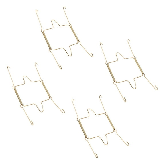 CIMAXIC Display Hangers Golden Stainless Steel 4Pcs U Type for Home Decoration
