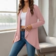 thumbnail image 4 of Amkhujs Fall Cardigan for Women Elegant Work Office Open Front Cardigan Casual Loose Long Sleeve Tops, 4 of 9
